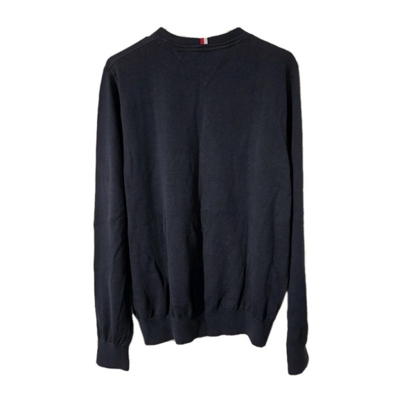Tommy Hilfiger Crewneck Pullover Sweater, Navy, Medium - Picture 4 of 4